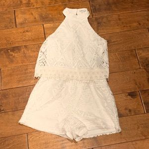 Charlotte Russe White Romper